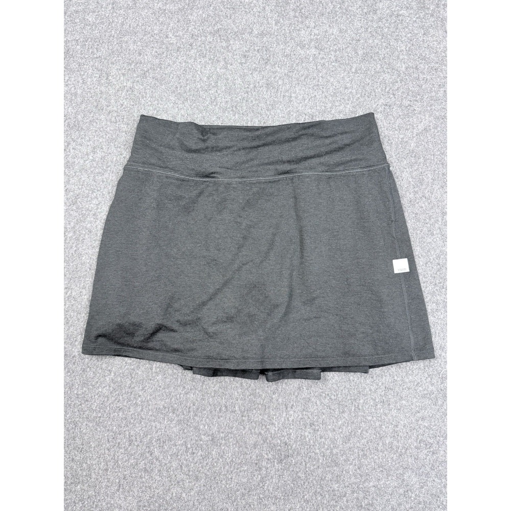 Vuori Skort Women Small Athletic Gray Tennis Running Built In Shorts